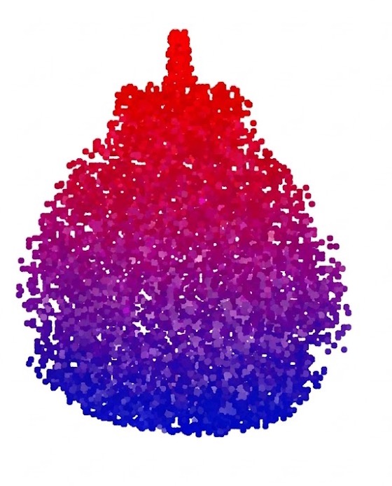 Spatial visualization of the learned heterogeneity field on Mandarin